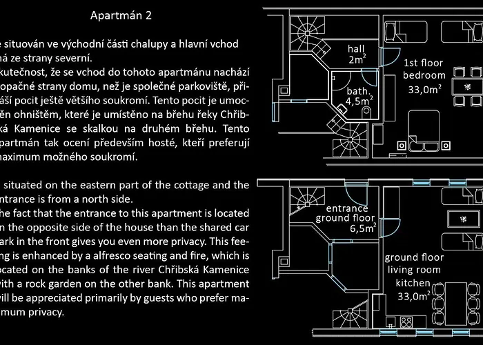 U První Skály Apartamento *